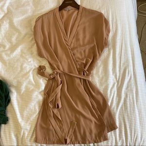 Tobi Blush Wrap Dress